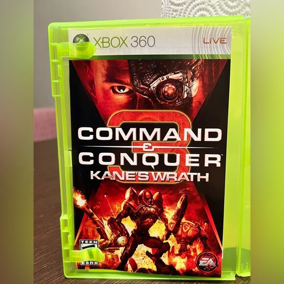 XBOX 360 Command & Conquer Kane's Wrath Video Game - with Case & Instructions - Picture 3 of 6